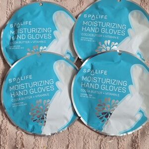 SpaLife Moisturizing Hand Gloves, 4 Pack, New, Cocoa Butter + Vitamin E
